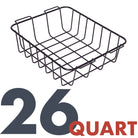 26 Quart Basket, Black, Size Variant