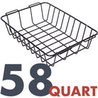 58 Quart Basket, Black, Size Variant