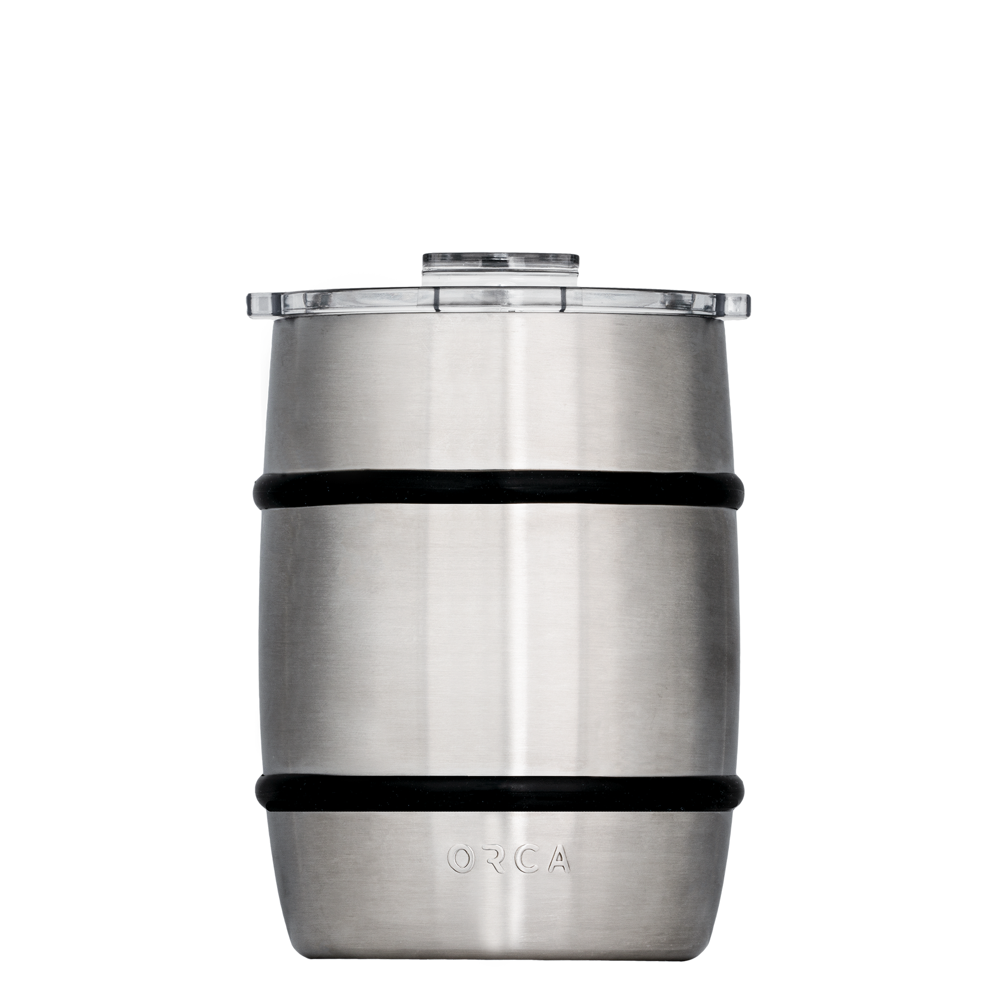 Double Barrel 24oz, Stainless, Front