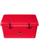 140 Quart Cooler, Red, Top Angle