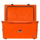 140 Quart Cooler, Blaze Orange, Open