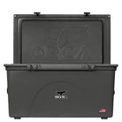 140 Quart Cooler, Charcoal, Top Angle