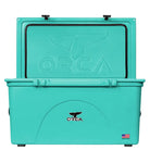 140 Quart Cooler, Seafoam, Open