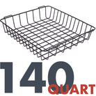 140 Quart Basket, Black, Size Variant