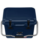 20 Quart Cooler, Navy, Top Angle