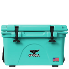 26 Quart Cooler, Seafoam, Front