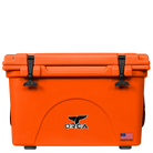 40 Quart Cooler, Blaze Orange, Front