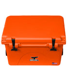 40 Quart Cooler, Blaze Orange, Top Angle