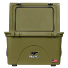 40 Quart Cooler, Green, Open