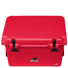 40 Quart Cooler, Red, Top Angle