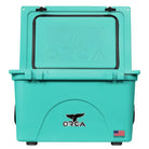 40 Quart Cooler, Seafoam, Open