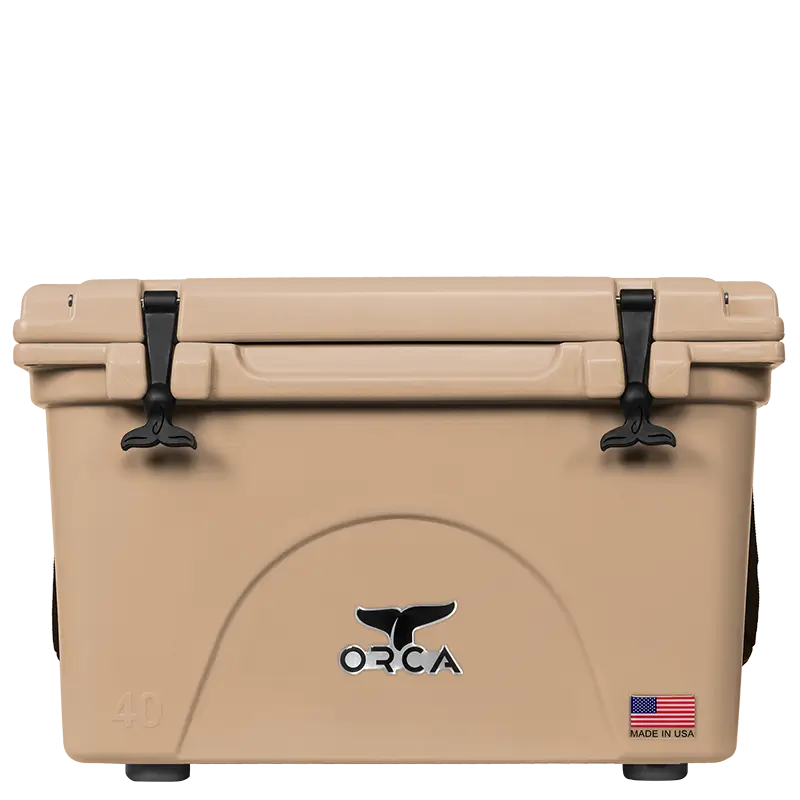 40 Quart Cooler, Tan, Front