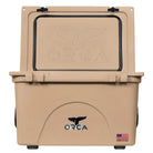 40 Quart Cooler, Tan, Open