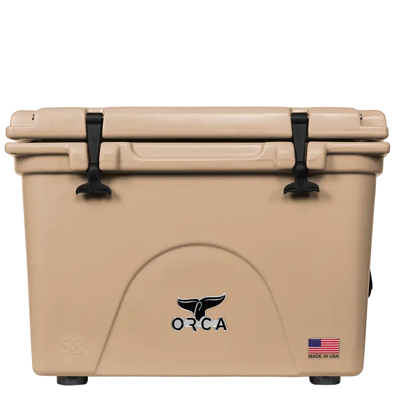 58 Quart Cooler, Tan, Front