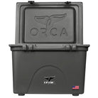 58 Quart Cooler, Charcoal, Open