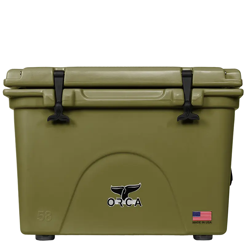 58 Quart Cooler, Green, Front