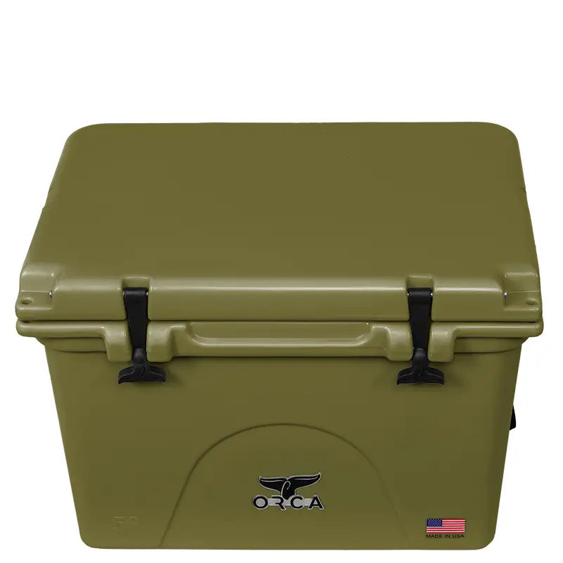 58 Quart Cooler, Green, Open