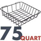 75 Quart Basket, Black, Size Variant