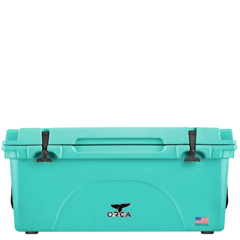 80 Quart Cooler, Seafoam, Front