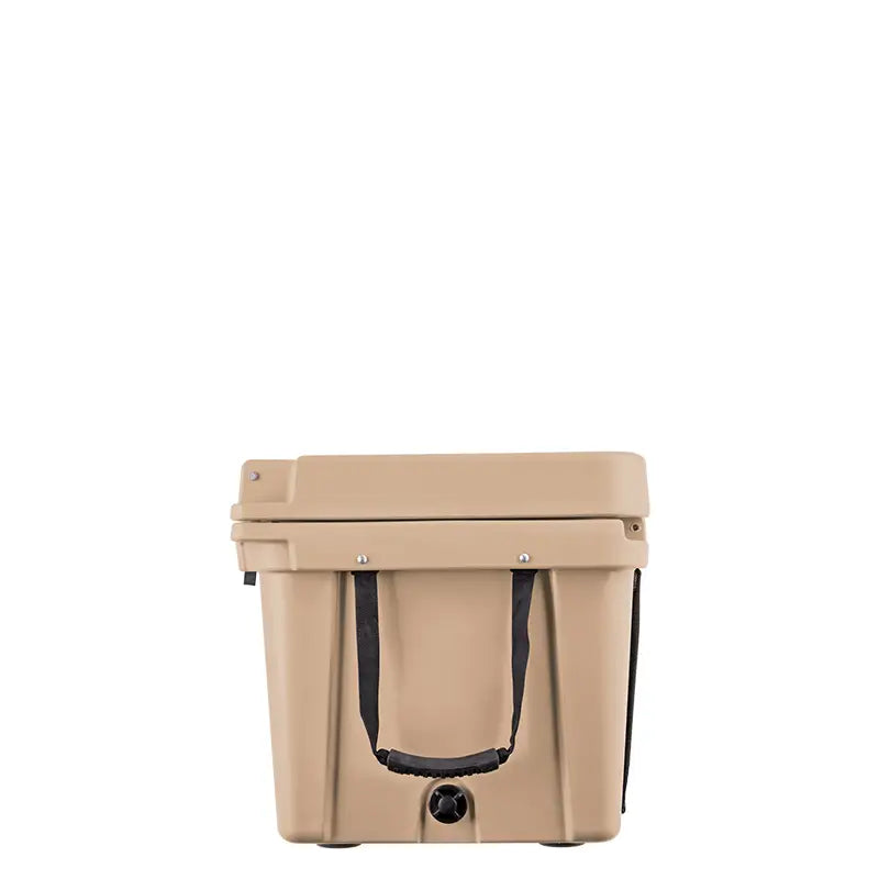 80 Quart Cooler, Tan, Side