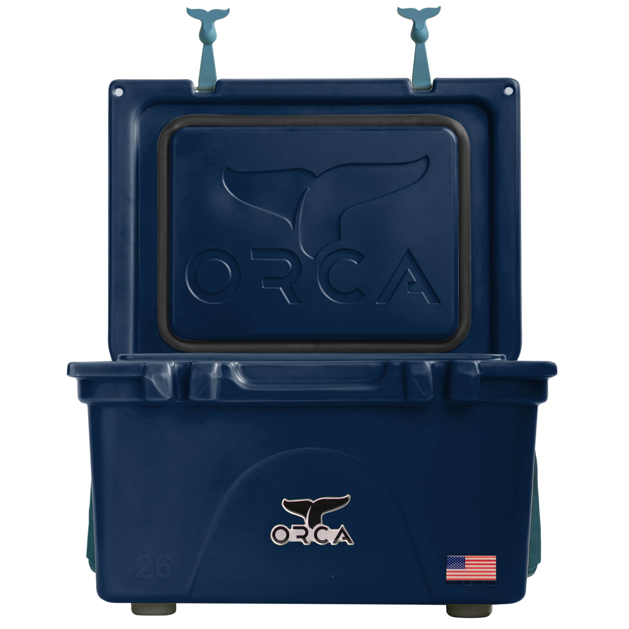 26 Quart Cooler, Navy Limited Edition, Open