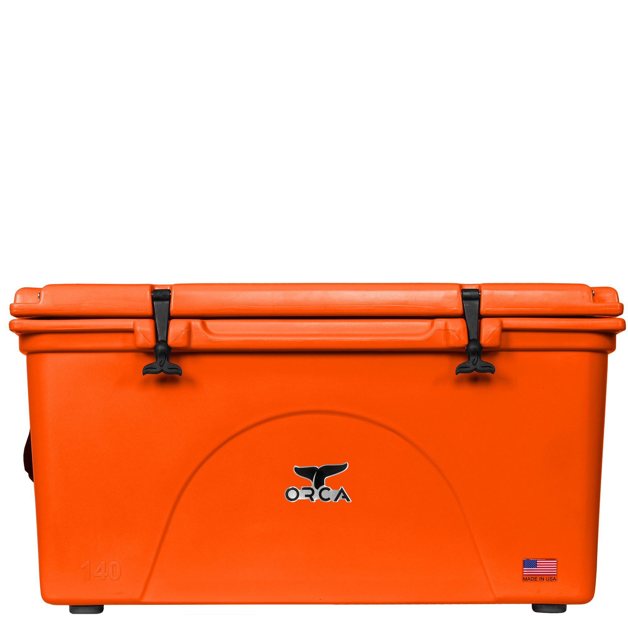 140 Quart Cooler, Blaze Orange, Front