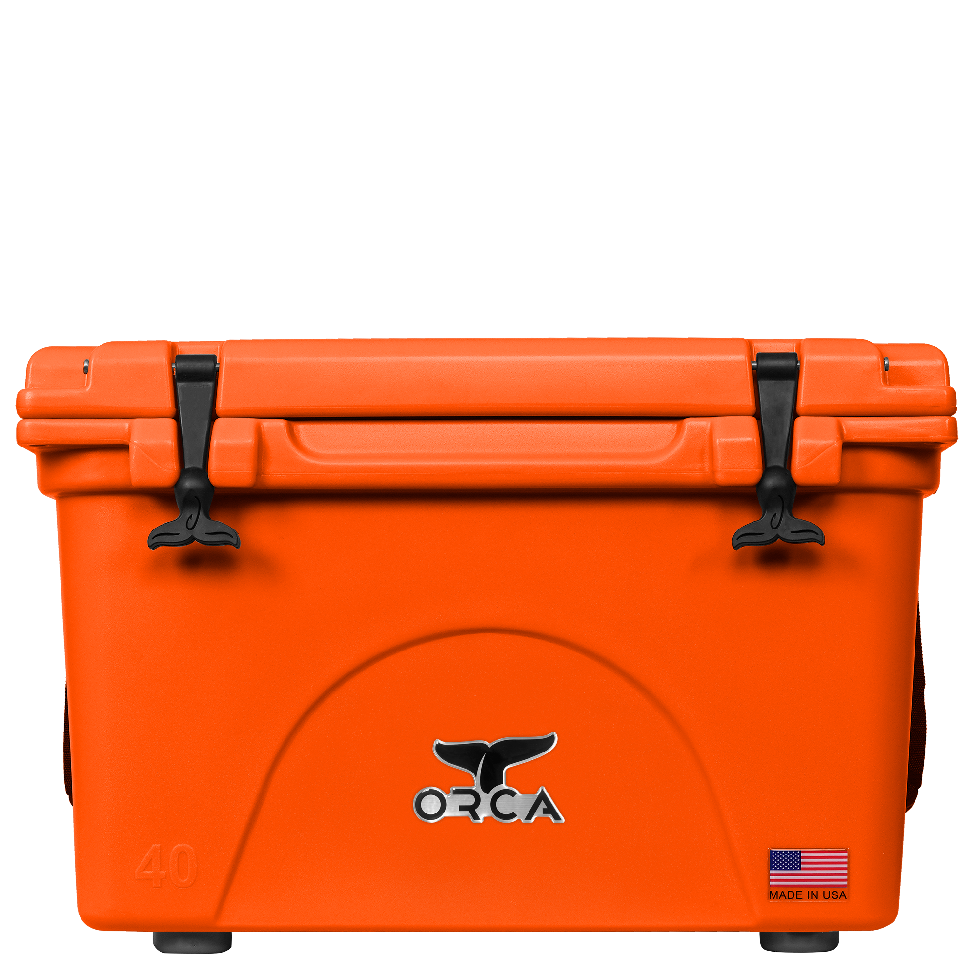 40 Quart Cooler, Blaze Orange, Front