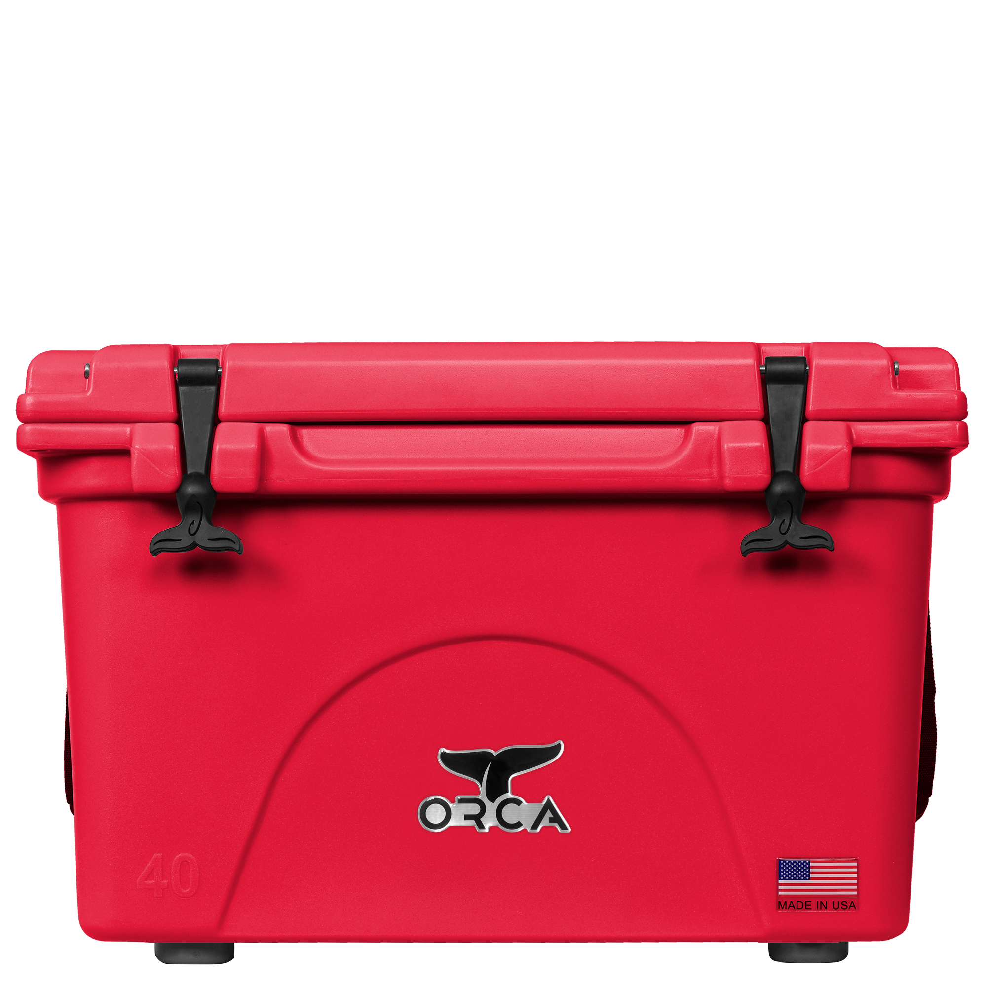 40 Quart Cooler, Red, Front