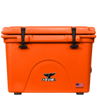 58 Quart Cooler, Blaze Orange, Front