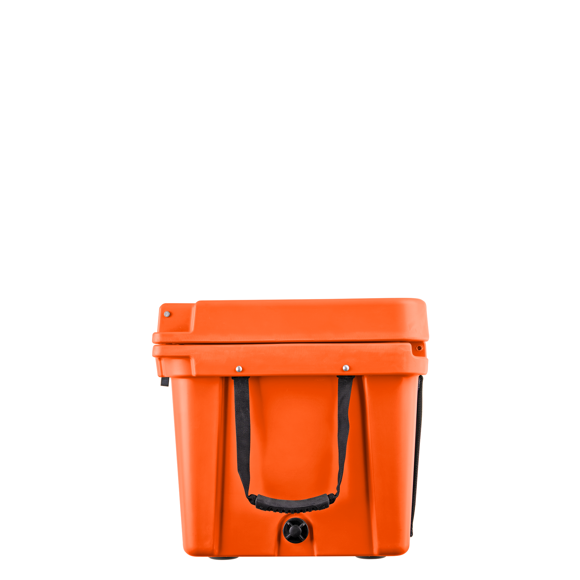 80 Quart Cooler, Blaze Orange, Side