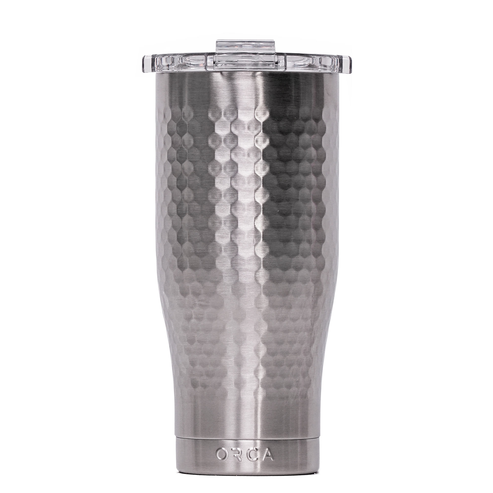 Chaser 16oz, Hammered Stainless, Front