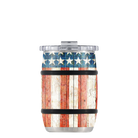 Barrel 12oz, Vintage Flag, Front